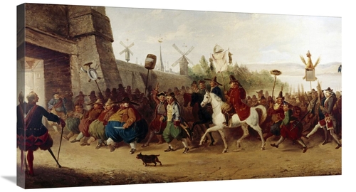 Global Gallery GCS-277943-36-142 36 in. Fools Parade Entering New Amst