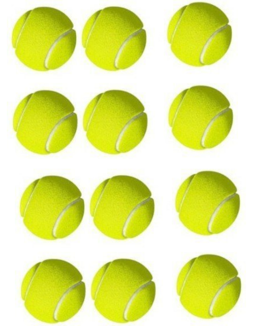 Soft Cricket Tennis Ball  (Pack of 12)