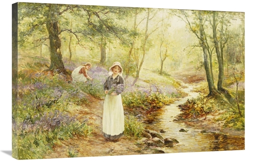 Global Gallery GCS-268650-36-142 36 in. Picking Bluebells Art Print - 