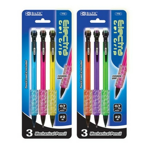 Bazic 772   Electra 0.7 mm Fashion Color Mechanical Pencil with Gel Gr