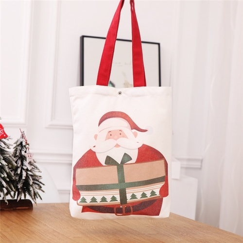 Christmas Adult Tote Bag Santa Claus Gift Bag