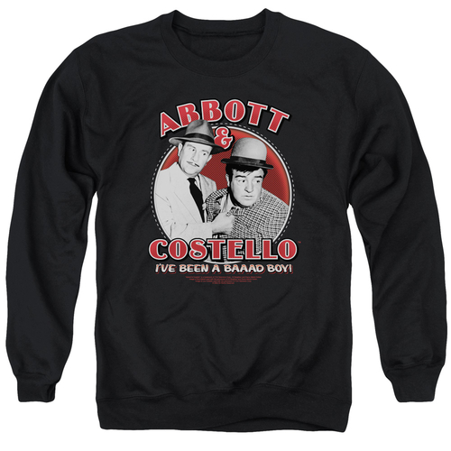 Trevco AAC106-AS-1 Abbott & Costello & Bad Boy Long Sleeve Adult Crewn