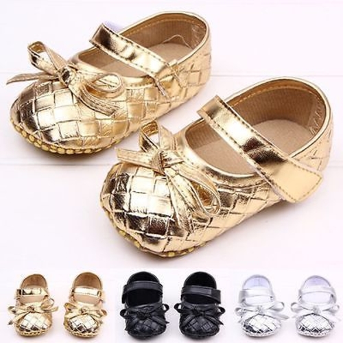 Soft Sole Bowknot Baby Girl Shoes Anti slip Infant