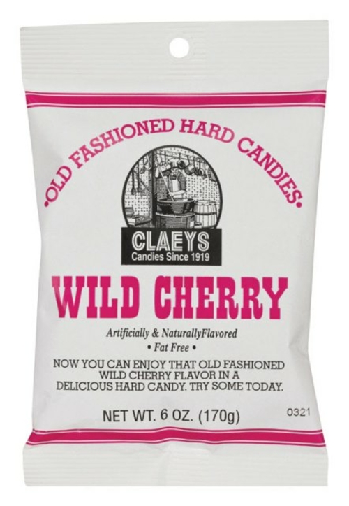 Claeys Candies 651 Wild Cherry Hard Candy  6 oz