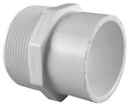 Charlotte Pipe & Foundry PVC021100500 0.5 x 0.75 in. PVC Adapter -