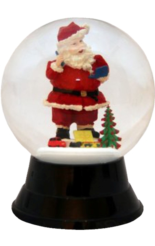 Alexander Taron PR1750 Perzy Snowglobe  Large Santa