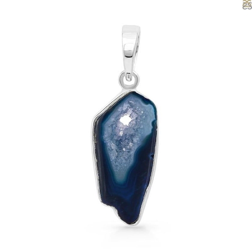 Agate (Blue) Pendant Artificial