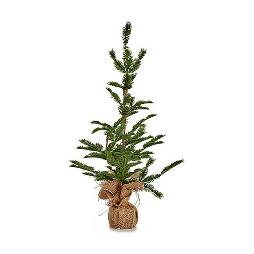 Christmas Tree Jute Brown Cloth Green Plastic (9,5 x 61,5 x 20 cm)