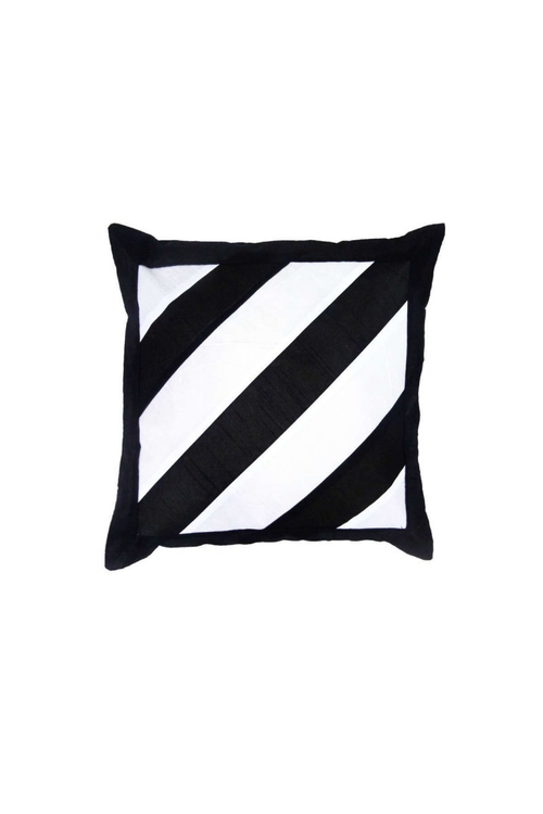 Silk Striped Cushions Cover