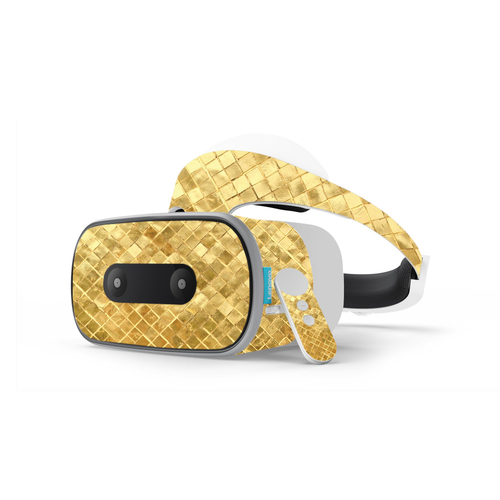 MightySkins LEMISO-Gold Tiles Skin for Lenovo Mirage Solo - Gold Tiles