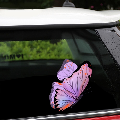 Car Styling Removable Reusable Stickers Pink