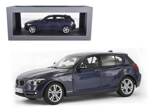 BMW F20 1 Series Blue 1/18 Diecast Car Model by Paragon