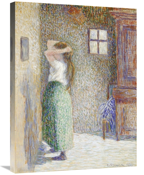 Global Gallery GCS-267025-30-142 30 in. Country Girl at Her Toilet Art