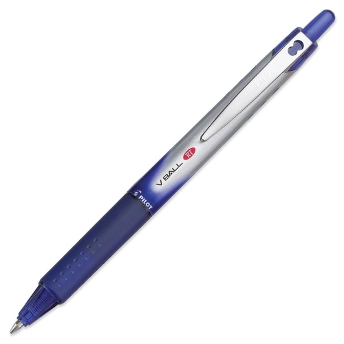 Pilot Corp. Of America 26207 VBall Roller Ball Retractable Pen- Blue I