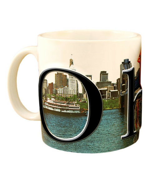 Americaware SMOHI01 Ohio 18 oz Full Color Relief Mug