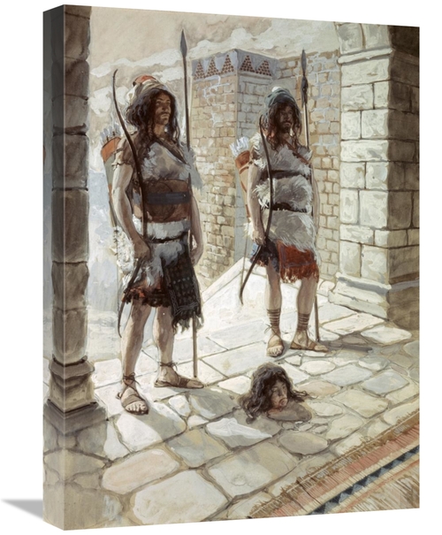 Global Gallery GCS-280481-22-142 22 in. Reehab & Baanah Bring the Head