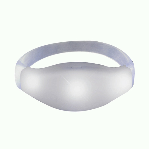 Blinkee 1561078 Sound Activated LED Bracelet, White