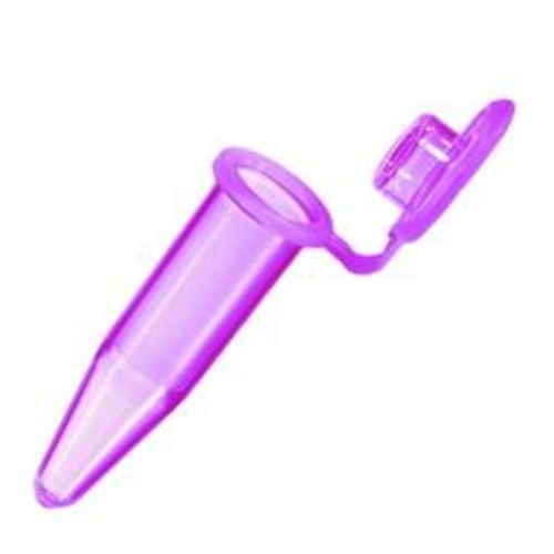 Bio Plas 4322 .5 ml Flat Top Microcentrifuge Tube - 500 pk - Lavender