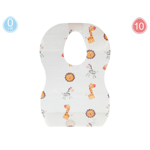 Bib Orange White (10 Units)