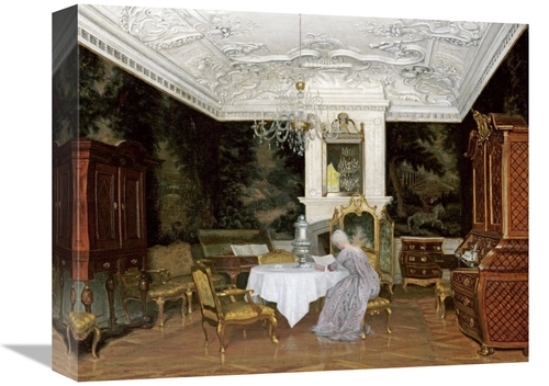 Global Gallery GCS-268051-16-142 16 in. A Lady in an Interior, Fre
