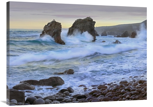 Global Gallery GCS-396707-3040-142 30 x 40 in. Cove & Seastacks Near G