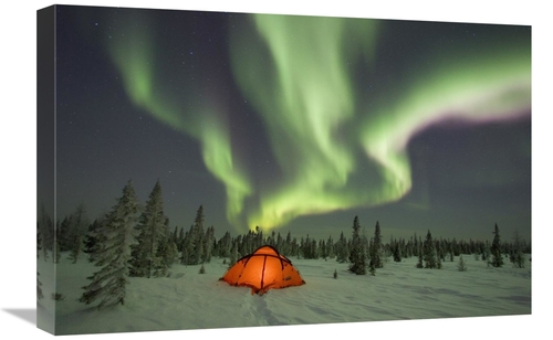 Global Gallery GCS-395499-1624-142 16 x 24 in. Northern Lights or Auro