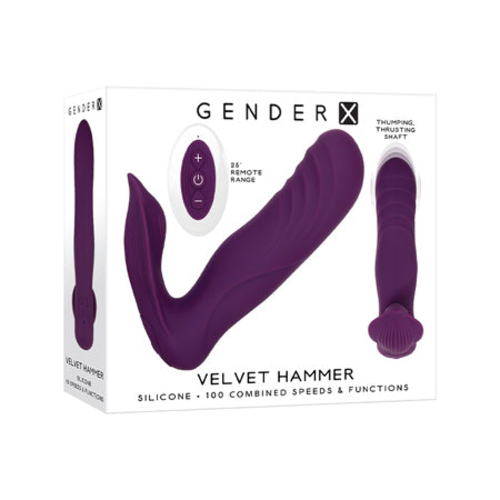 Gender X Velvet Hammer Rechargeable Remote-Controlled Thumping