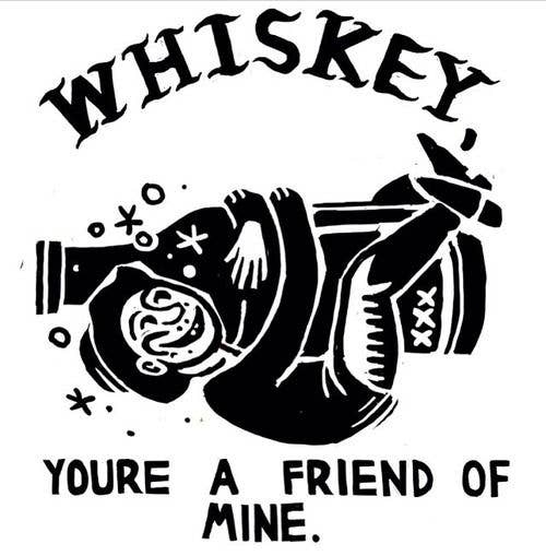 3 Inch Cloth Patch Whisky Your A Friend Of Mine