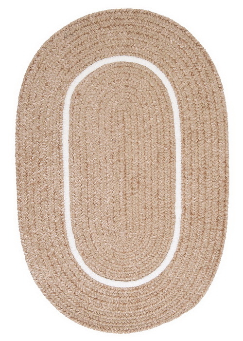 Colonial Mills Rug SL85R024X036 Silhouette - Sand 2 ft. x 3 ft. Braide