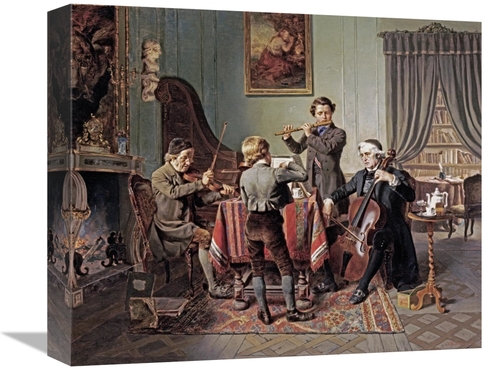 Global Gallery GCS-268098-16-142 16 in. The Quartet Art Print - Friedr