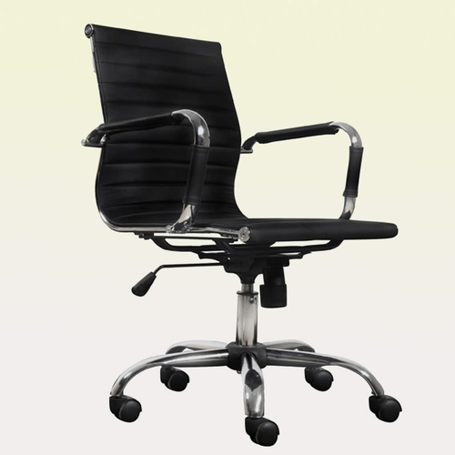 White Leather Office Chair
