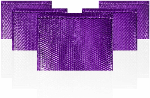 Pack of 10 Purple Bubble Mailers Pouches 13.75 x 11 Cushion Padded