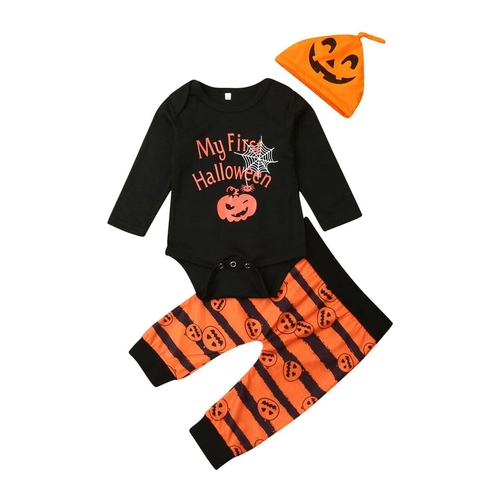 My First Halloween Newborn Baby Boy Girl Clothes