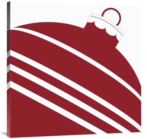 Global Gallery GCS-382216-3636-142 36 x 36 in. Christmas - Ornament Re