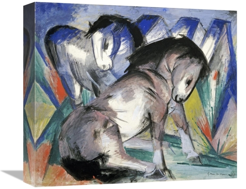 Global Gallery GCS-266831-16-142 16 in. Two Horses Art Print - Franz M