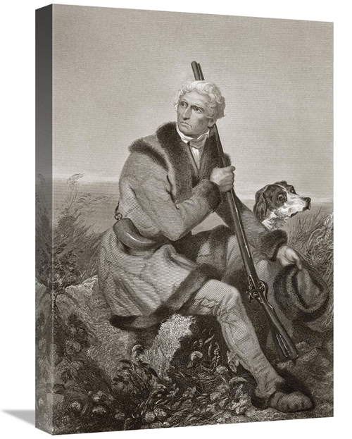 Global Gallery GCS-281858-22-142 22 in. Daniel Boone, American Fro