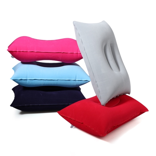 1 pc Portable Useful Air Inflatable Pillow Folding