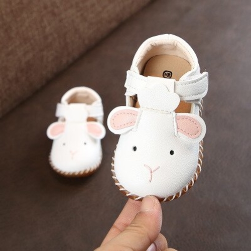 2019 Spring Cute sheep animal PU leather baby