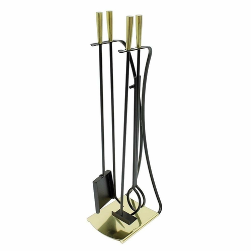 Minuteman WR-44PB Park Avenue Tool Set, Brass and Black