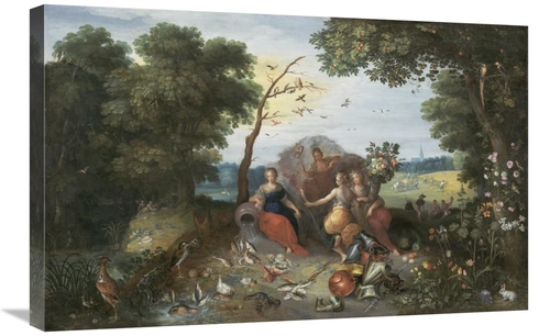 Global Gallery GCS-459999-2030-142 20 x 30 in. Landscape with Allegori