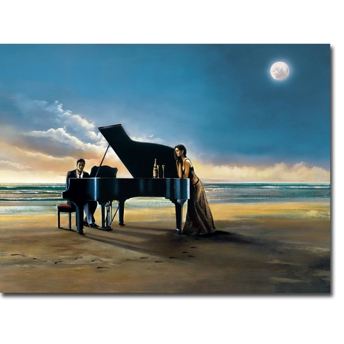 Artistic Home Gallery 1216485TG Moonlight Serenade by Ron Di Scenza Pr