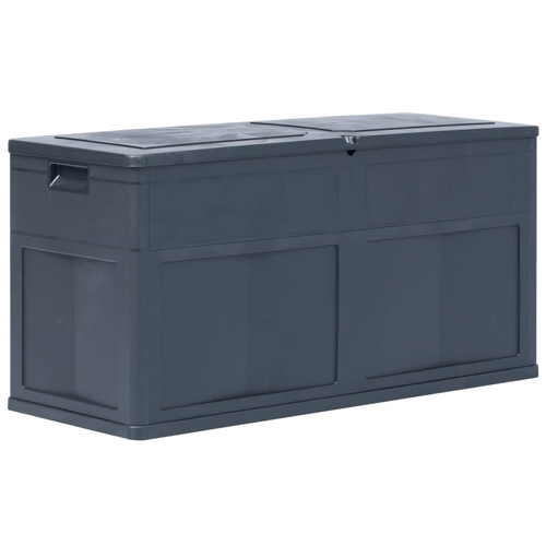 Garden Storage Box 84.5 gal Black
