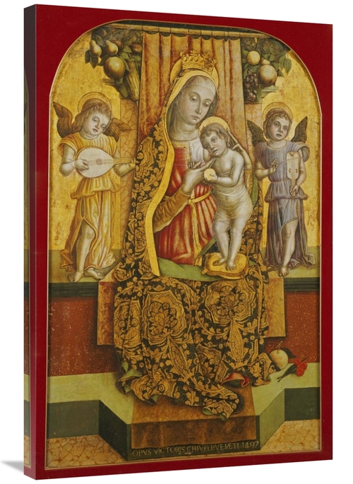 Global Gallery GCS-266124-36-142 36 in. The Madonna & Child Art Print 