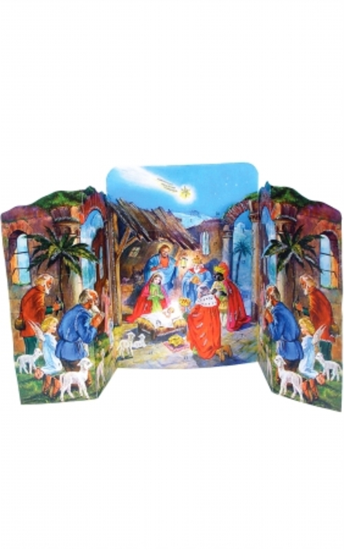 KORS 11562 Korsch Advent - 3-Dimensional Nativity Scene