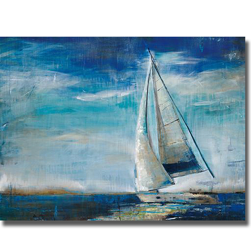 Artistic Home Gallery 3040630S Sail Away by Liz Jardine Premium Stretc