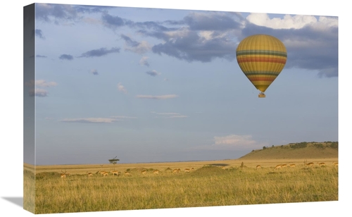 Global Gallery GCS-395834-1624-142 16 x 24 in. Hot Air Balloon Flying 