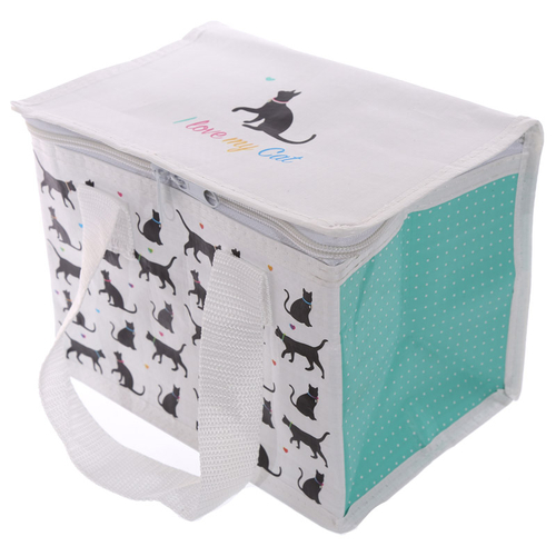 I Love My Cat Design Lunch Box Cool Bag