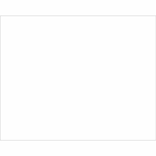 Tape Logic DL1385W 8 x 10 in. - White Block Out Labels, White - Ro