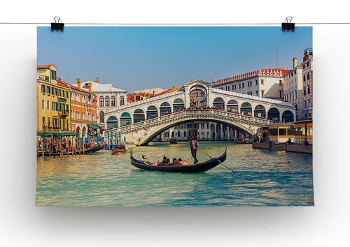 Rialto Bridge Venice Canvas Print or Poster