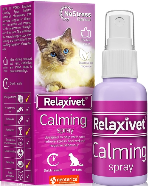 Beloved Pets Calming Pheromone Spray & Scratch Repellent for Cats  